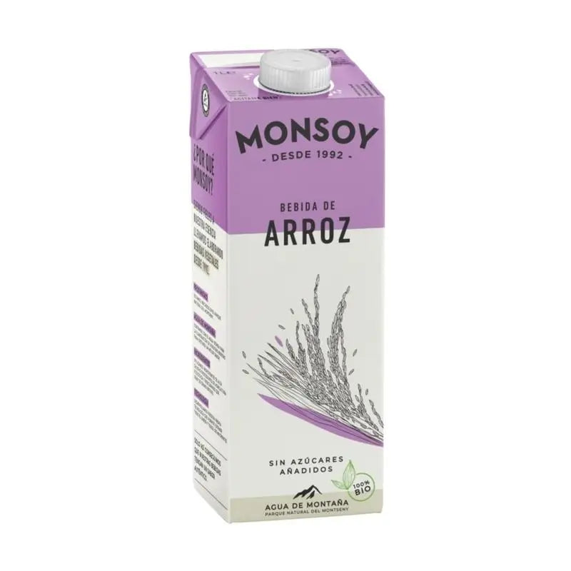 Monsoy Gemüse Brauner Reis Getränk 1Lt 6Pcs. bio