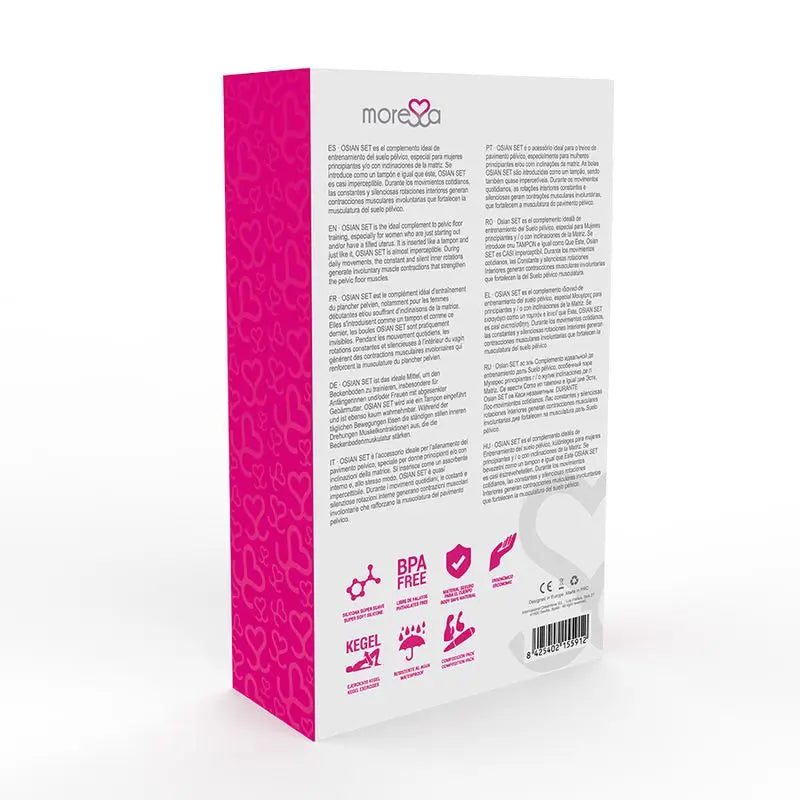 Moressa Osian Set Premium-Silikon Rosa