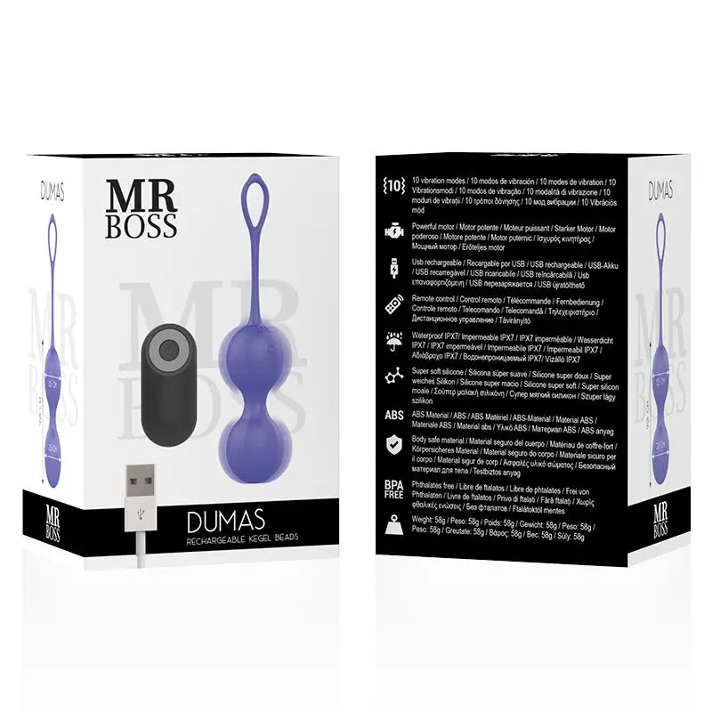 Mr. Boss Dumas Kegel Vibrationsperlen mit Fernbedienung