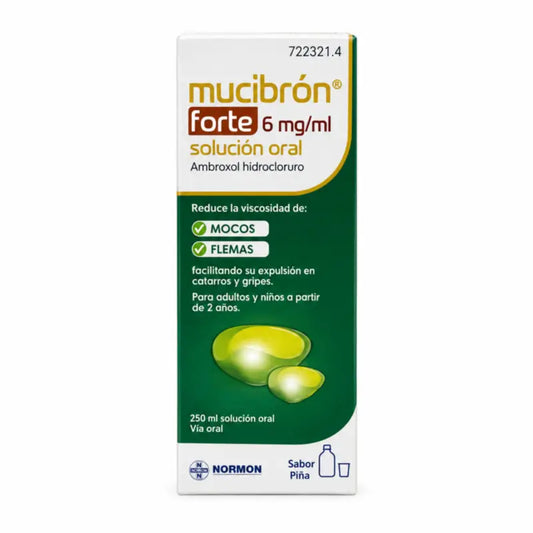 Mucibron Forte 6 Mg/ ml Lösung zum Einnehmen 250 ml