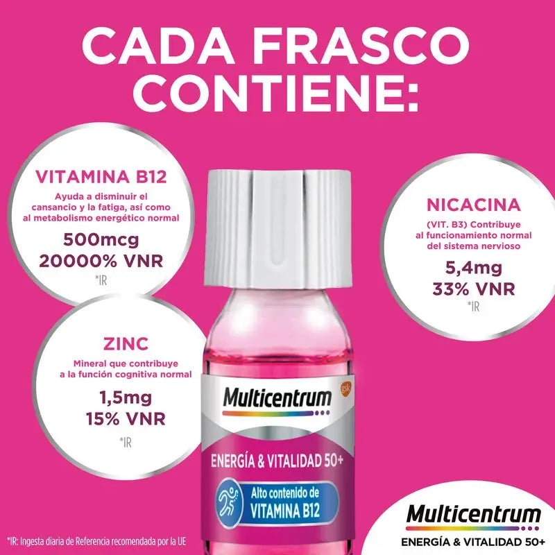 Multicentrum Energie & Vitalität 50+, 30 Fläschchen