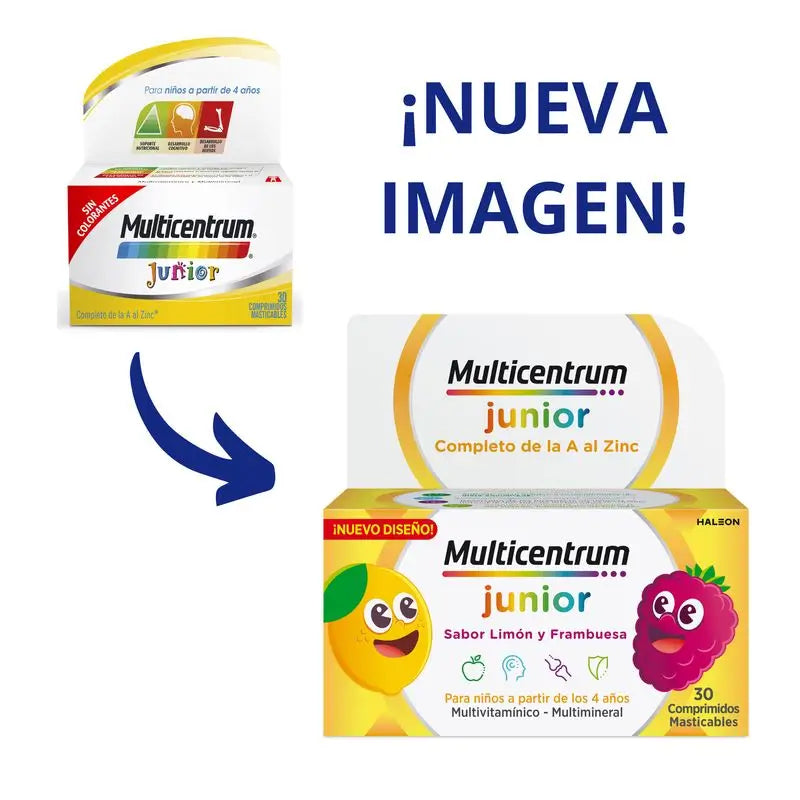 Multicentrum Junior Multivitamin + 4 Jahre, 30 Tabletten