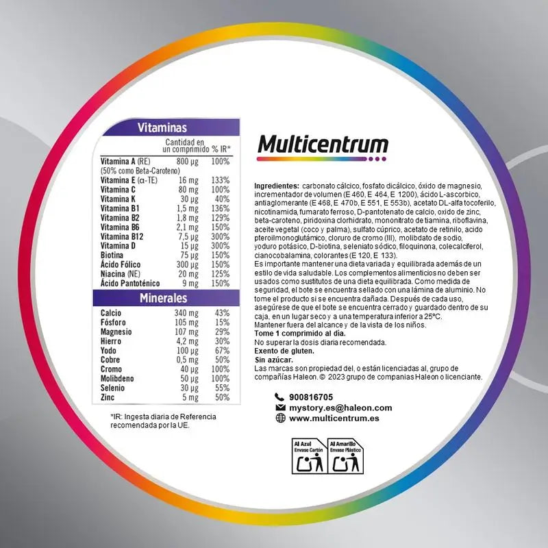 Multicentrum Frauen 50+ Multivitamin, 90 Tabletten