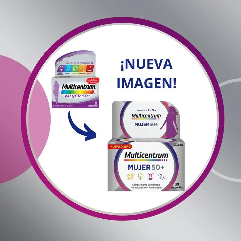 Multicentrum Frauen 50+ Multivitamin, 90 Tabletten