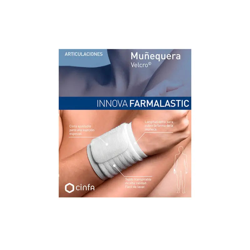Farmalastic Velcro Wristband Beige