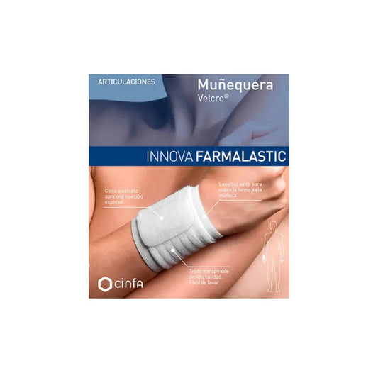 Farmalastic Velcro Wristband Beige
