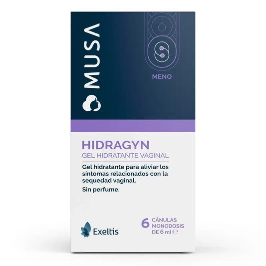 Musa Hydragin Vaginal-Feuchtigkeitscreme, 6 Kanülen
