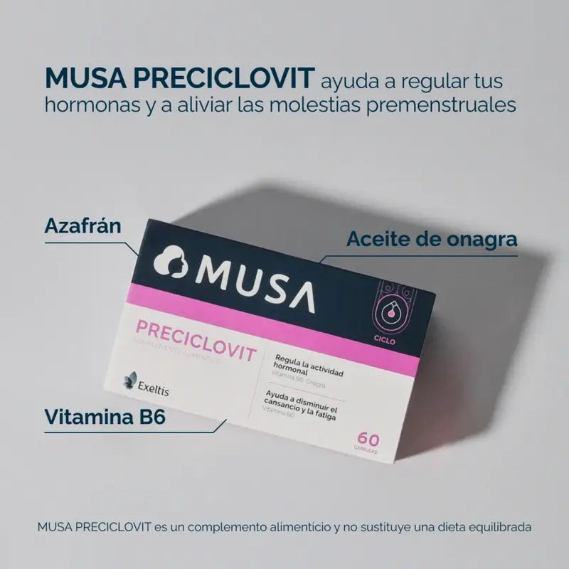 Musa Preciclovit Prämenstruell, 60 Kapseln