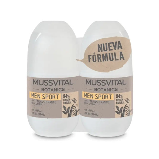 Mussvital Botanics Deo Männer , 2 x 75 ml