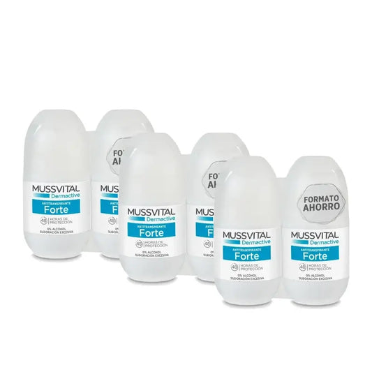 Mussvital Derma Deo Forte, 2 × 75 ml, 3er-Pack