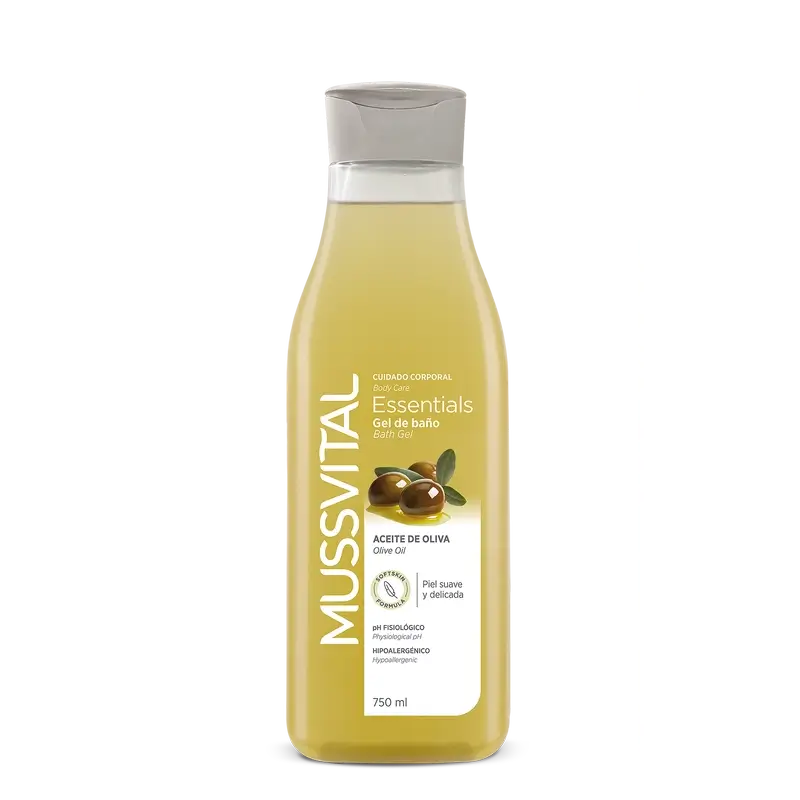 Mussvital Essentials Oliven-Badegel, 750 ml