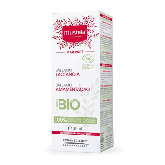 Mustela Organic Breastfeeding Balm, 30ml tube