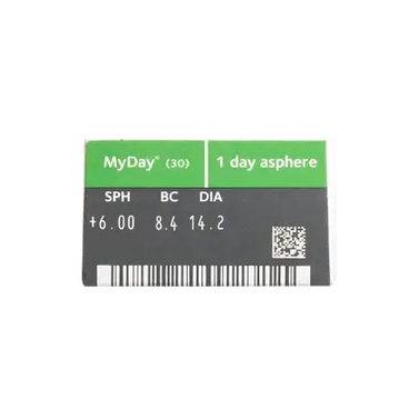 Myday Sphärische Tageslinsen, 30 Stück