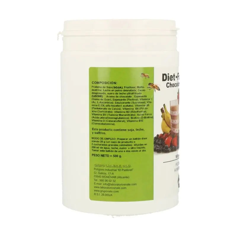 Nale Diet Food Shake mit Schokoladengeschmack 500Gr