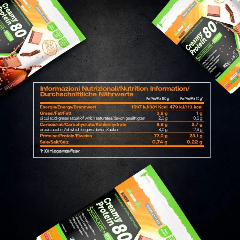 Named Sport Creamy Protein Exquisite Chocolate , 1 Beutel à 500 g