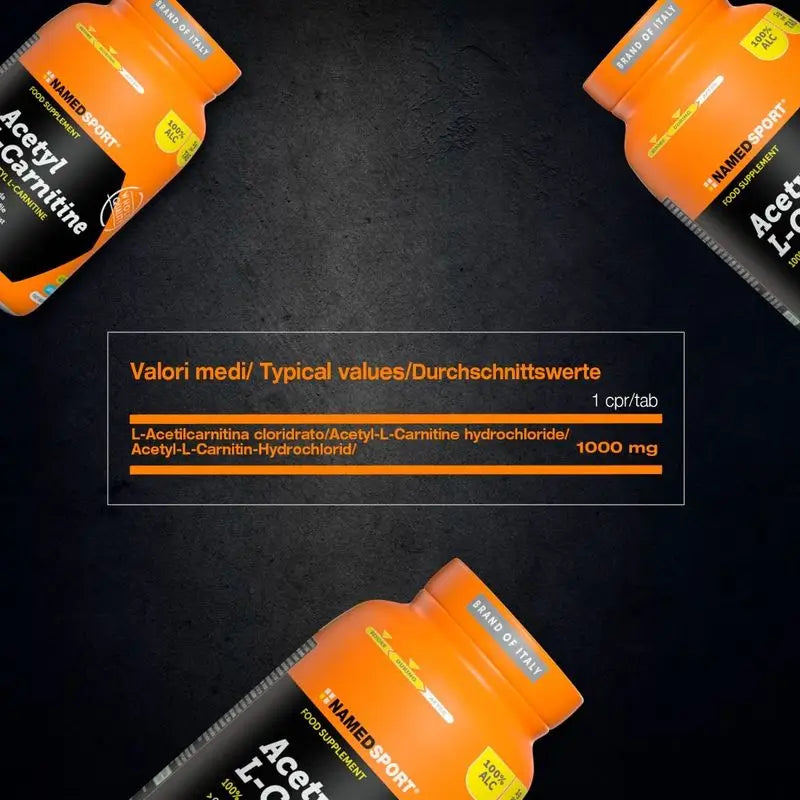 Named Sport Supplement Acetyl L-Carnitin, 1 Flasche mit 60 cpr