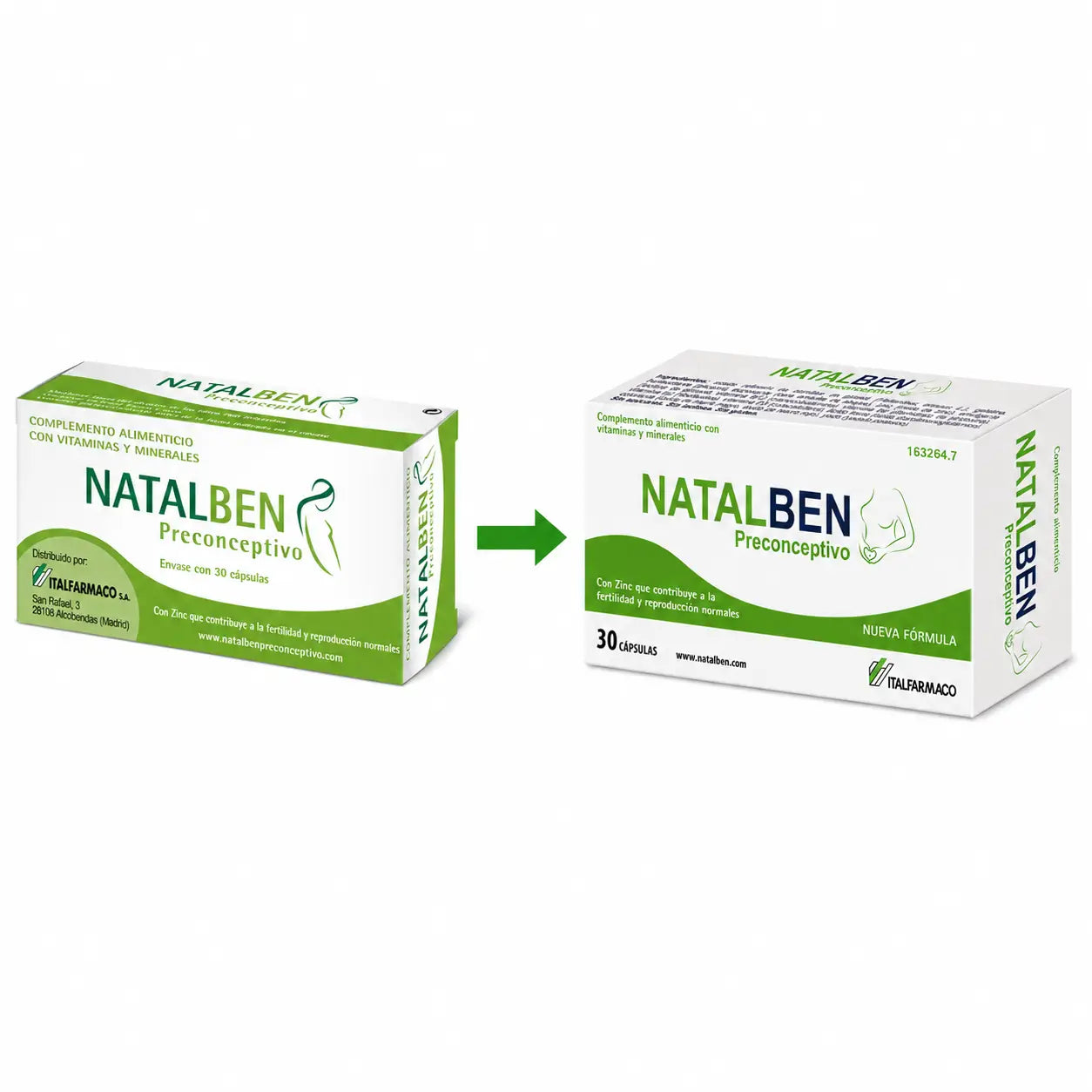 Natalben Preconceptive, 30 Kapseln