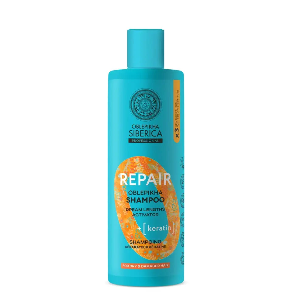 Natura Siberica Keratin Repair Shampoo, 400 ml
