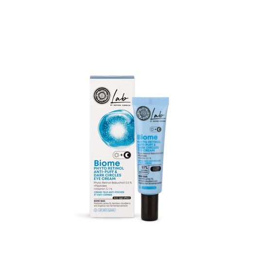 Natura Siberica Phytoretinol Creme zur Bekämpfung von dunklen Augenringen und Schwellungen um die Augen, 30 ml
