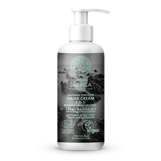 Natura Siberica Sos Handcreme reparierend und feuchtigkeitsspendend, 250 ml