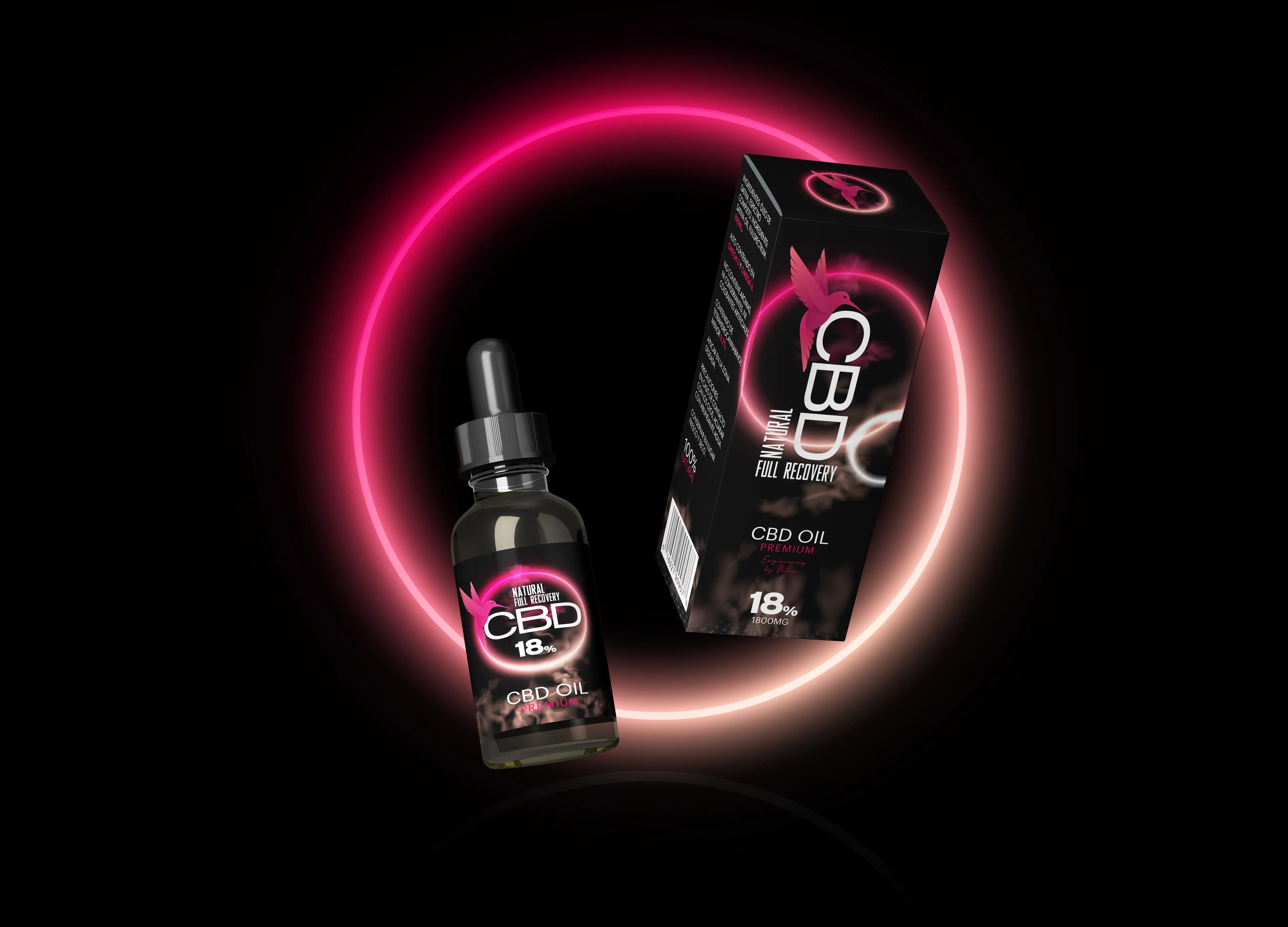 Natural Recovery Oil 18% CBD Male , 10 ml