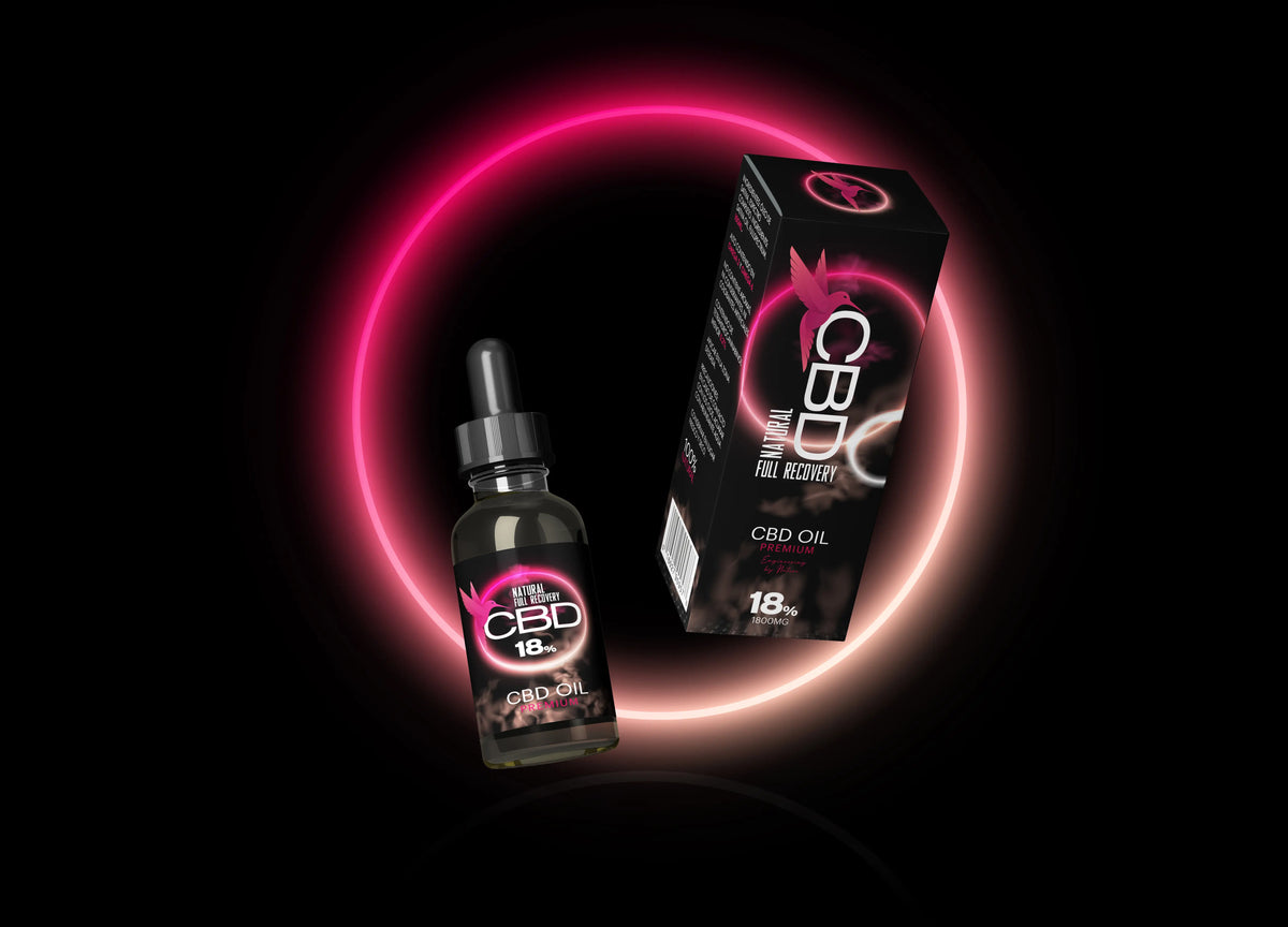 Natural Recovery Oil 18% CBD Male , 10 ml