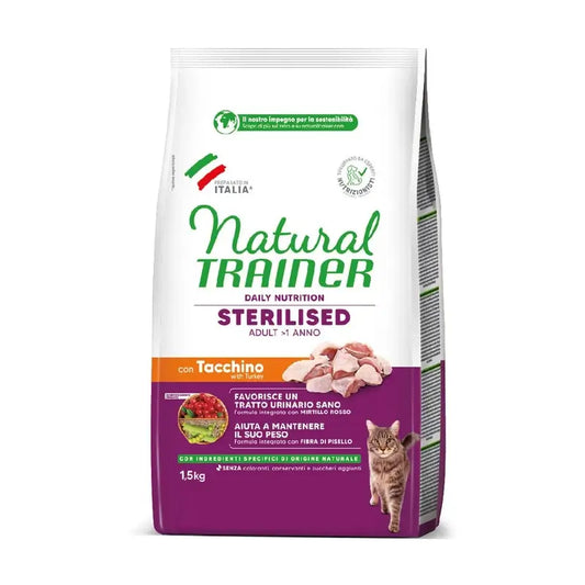 Natural T.Feline Adul Adult Sterilised White Meat 1,5Kg, Katzenfutter