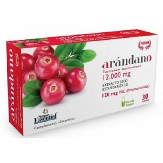 Nature Essential Blister Pack Cranberry 120 Pac , 30 vegetarian capsules