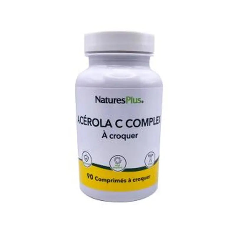 Natures Plus Acerola C Tabletslex, 90 Chewable Tablets
