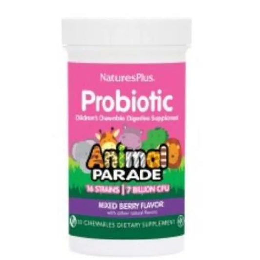 Natures Plus Animal Parade Probiotic, 30 Chewable Tablets