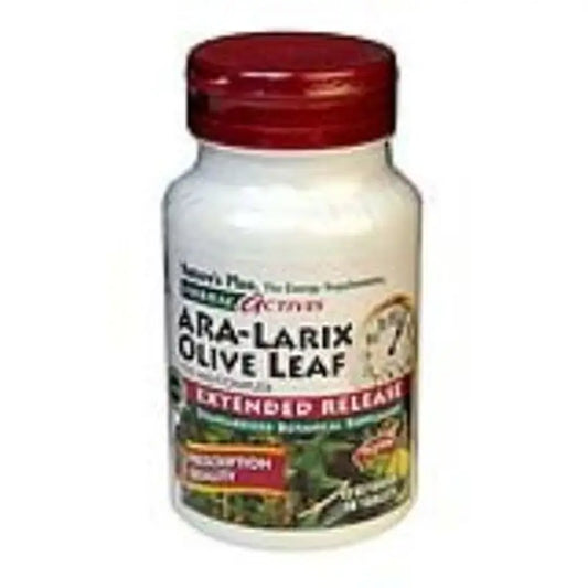 Natures Plus Ara-Larix Olive Leaf, 30 Tablets