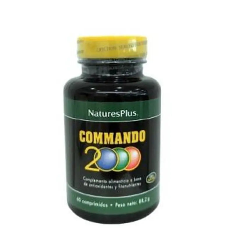 Natures Plus Commando 2000 (Antioxidant), 60 Tablets.