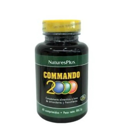 Natures Plus Commando 2000 (Antioxidant), 60 Tablets.