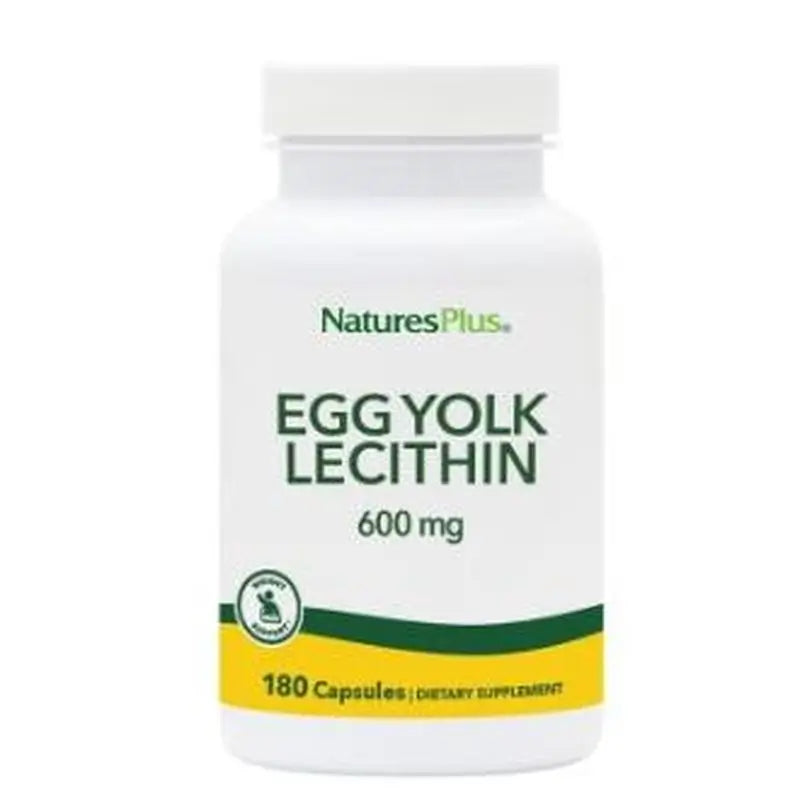 Natures Plus Egg Lecithin 600Mg, 180 Capsules
