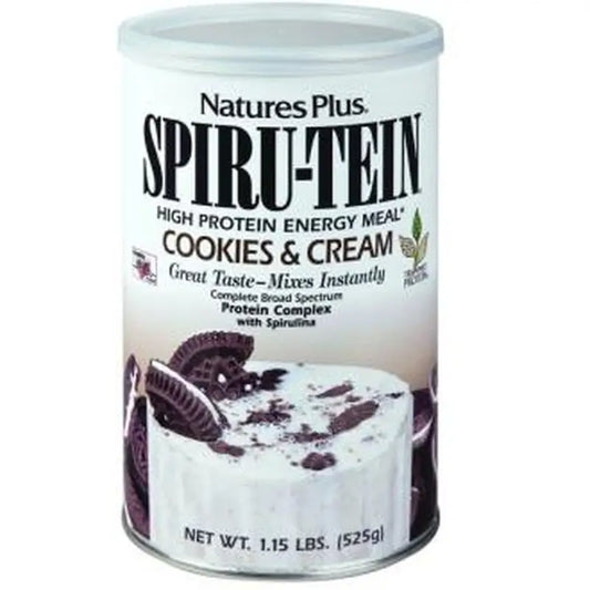 Natures Plus Spiru-Tein Cookies & Cream, 525 g
