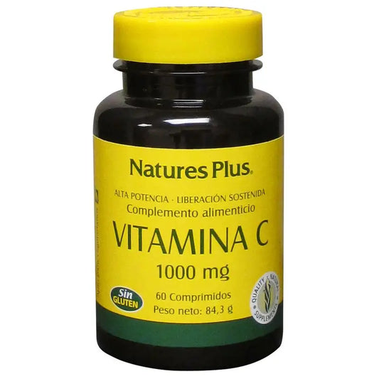 Natures Plus Vit. C 1000Mg + Rosehip (Ret. Action), 60 Tablets