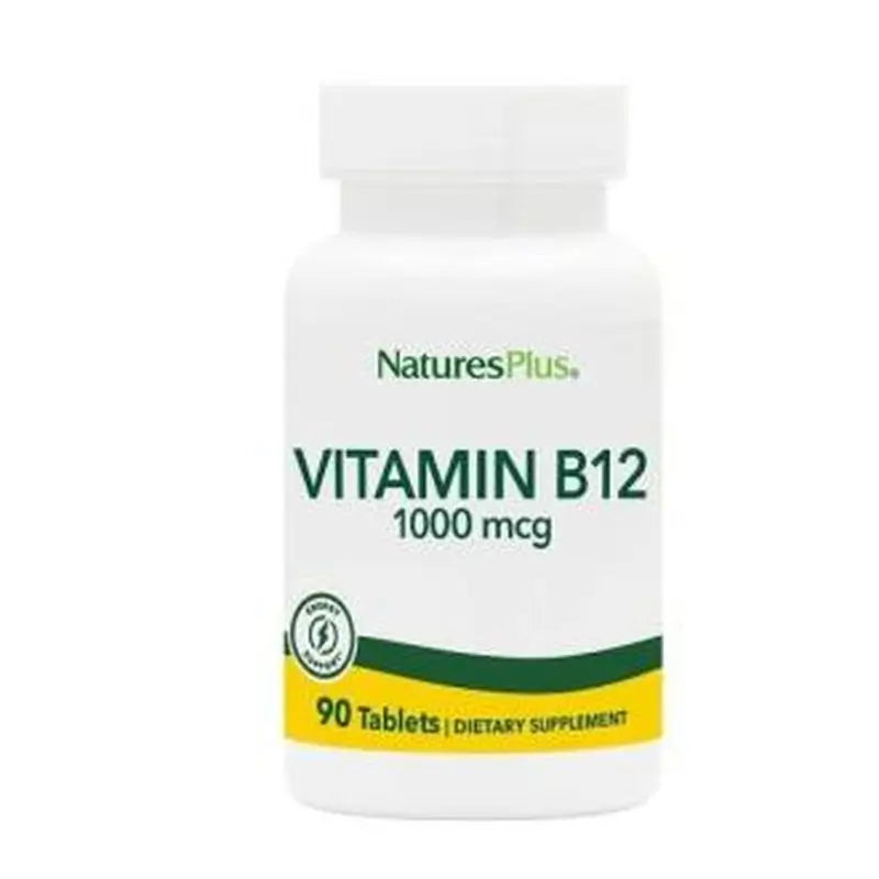 Natures Plus Vitamin B12 1000Mcg, 90 Tablets