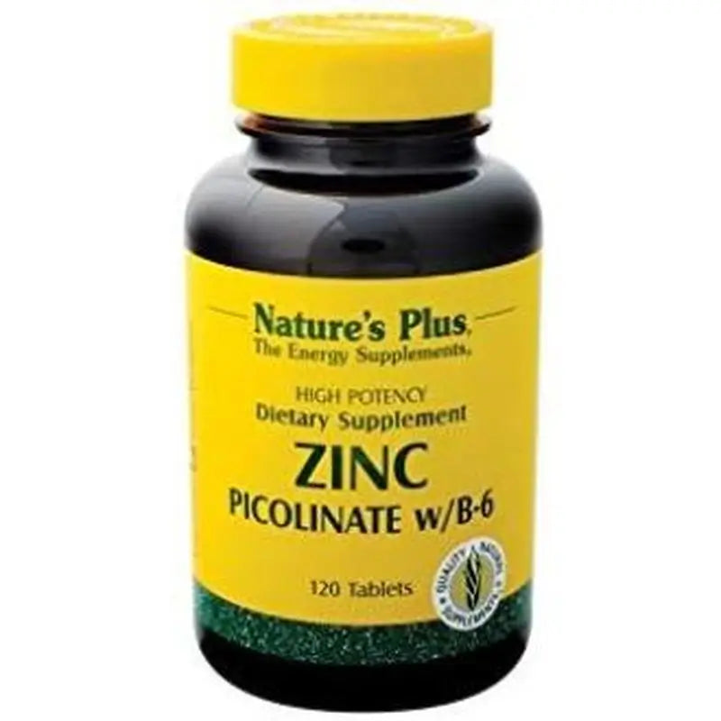 Natures Plus Zinc Di-Picolinate, 120 Tablets