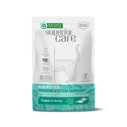 Naturen Schutz Detox Kätzchen Immunsystem Thunfisch & Seebarsch 24X70Gr