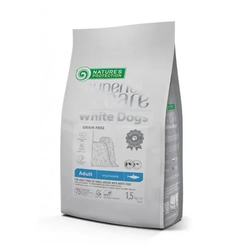 Natures Protection Sc White Dog Adult Small Getreidefrei Hering 1,5Kg