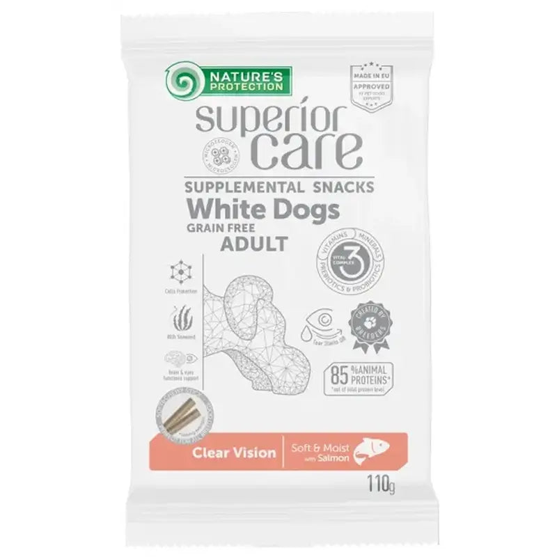 Natures Protection Sc White Dog Snack Vision Getreidefrei Lachs 110 g