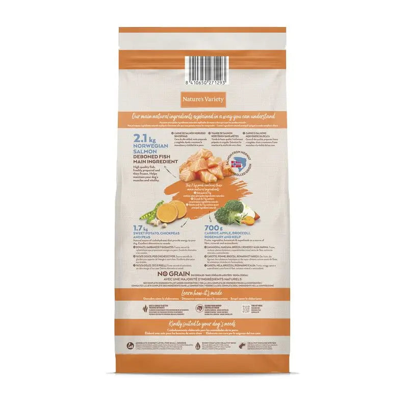 Nature'S Variety Canine Adult Selected Mini Salmon, 7 kg, Hundefutter