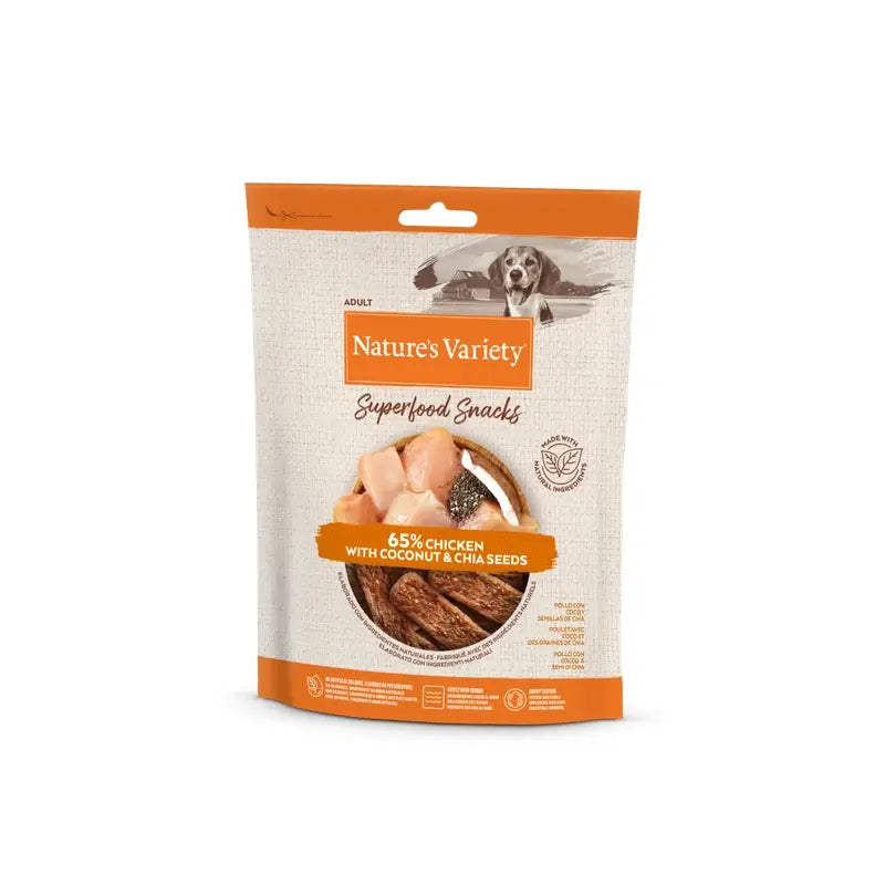 Nature'S Variety Canine Adult Snack Huhn, 8 x 85 g, Snack für Hunde