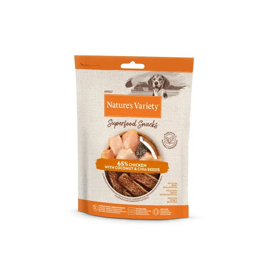 Nature'S Variety Canine Adult Snack Huhn, 8 x 85 g, Snack für Hunde