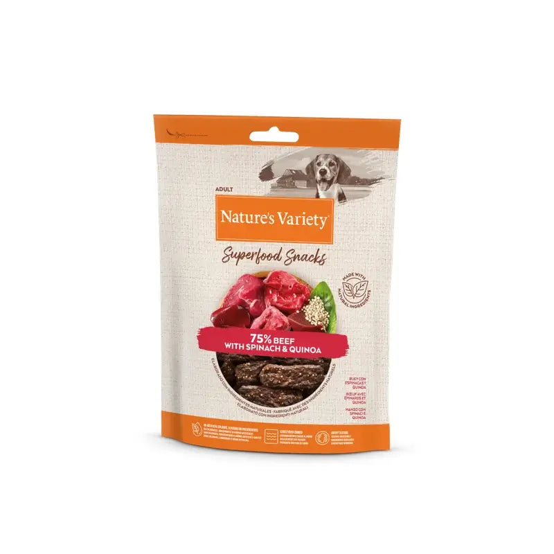 Nature'S Variety Canine Adult Snack Rindfleisch, 8 x 85 g, Hundesnack