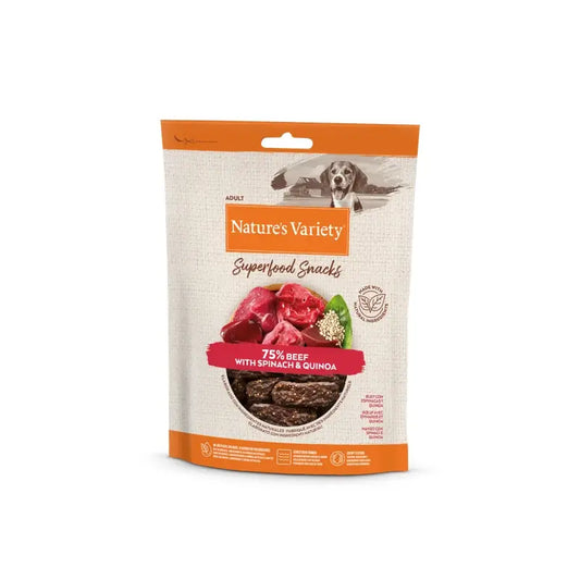 Nature'S Variety Canine Adult Snack Rindfleisch, 8 x 85 g, Hundesnack