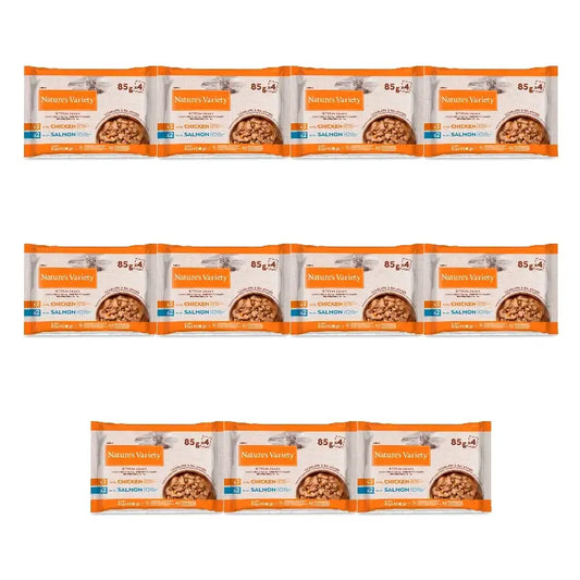 Nature'S Variety Nassfutter Nv Cat Wet Boc Salsa Chicken/Salmon Flowp, 11 x 340 g