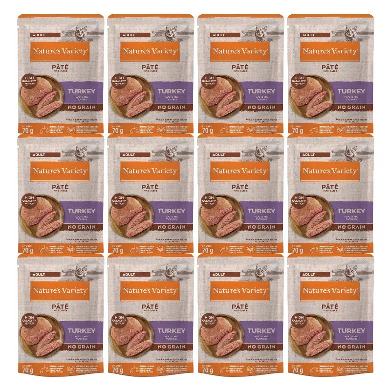 Nature'S Variety Katzenfutter (Nassfutter), Mini, mit Truthahn, Multipack, 12 x 70 g
