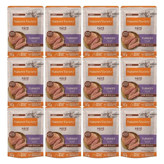 Nature'S Variety Katzenfutter (Nassfutter), Mini, mit Truthahn, Multipack, 12 x 70 g