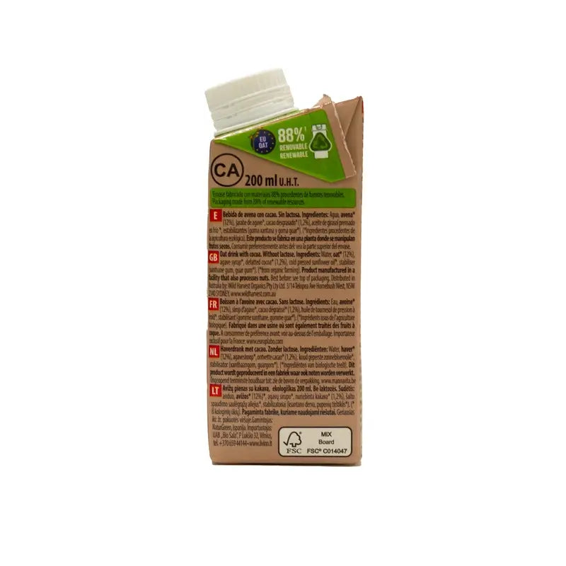 Naturgreen Haferflocken-Schokoladen-Getränk, 200Ml